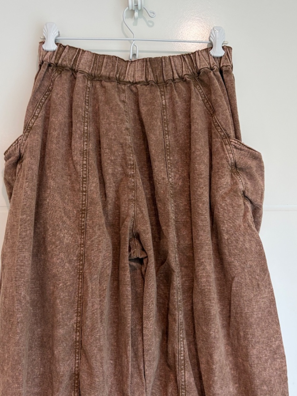 FREE PEOPLE Linen Barrel Pants - Picture 4 of 5